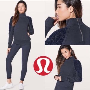 Lululemon floral flock pullover
